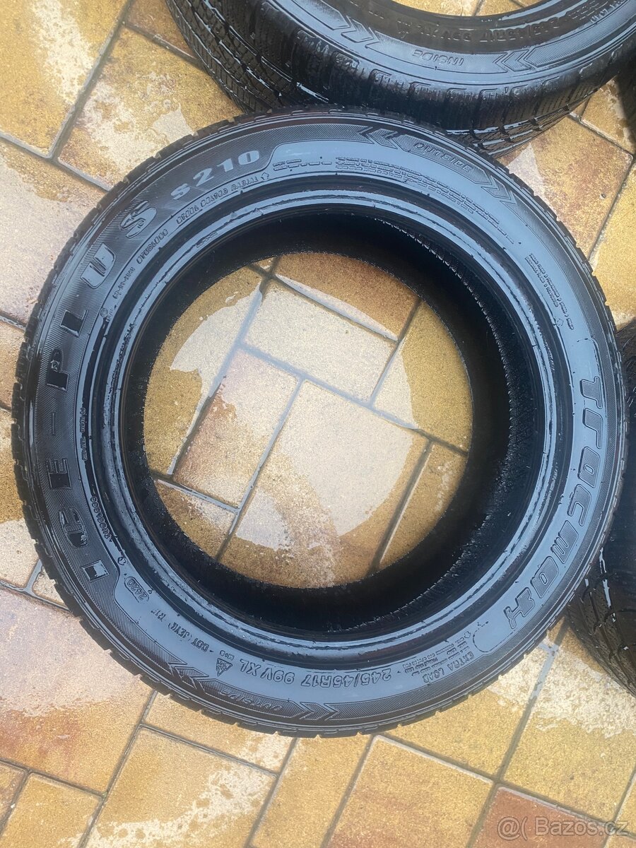 Gumy 245/45 R17 M-S Kola R15 5x120 e46 - 4