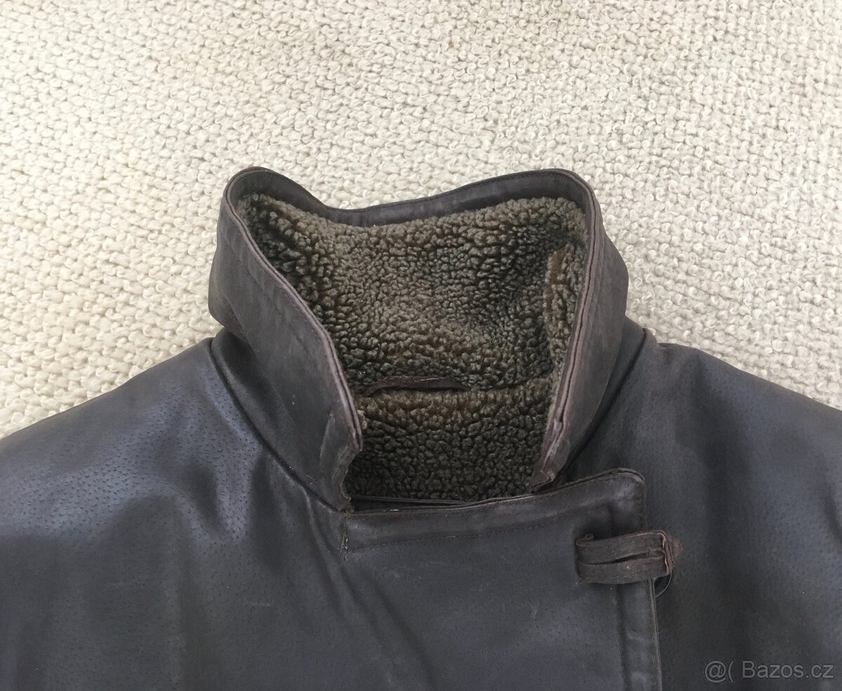 Dámský kožený kabát vel.L - 4