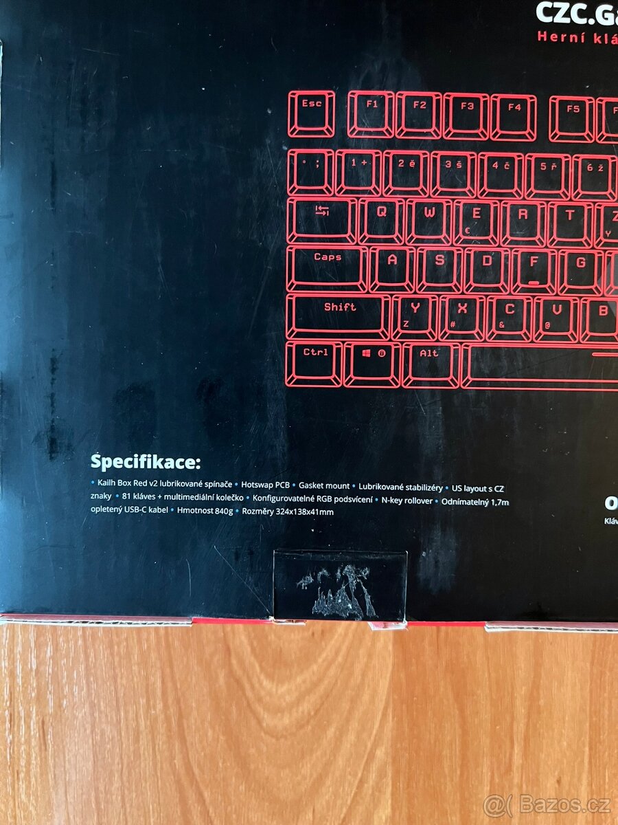 Herní klávesnice CZC.Gaming Tiefling Nová -nerozbalená - 4