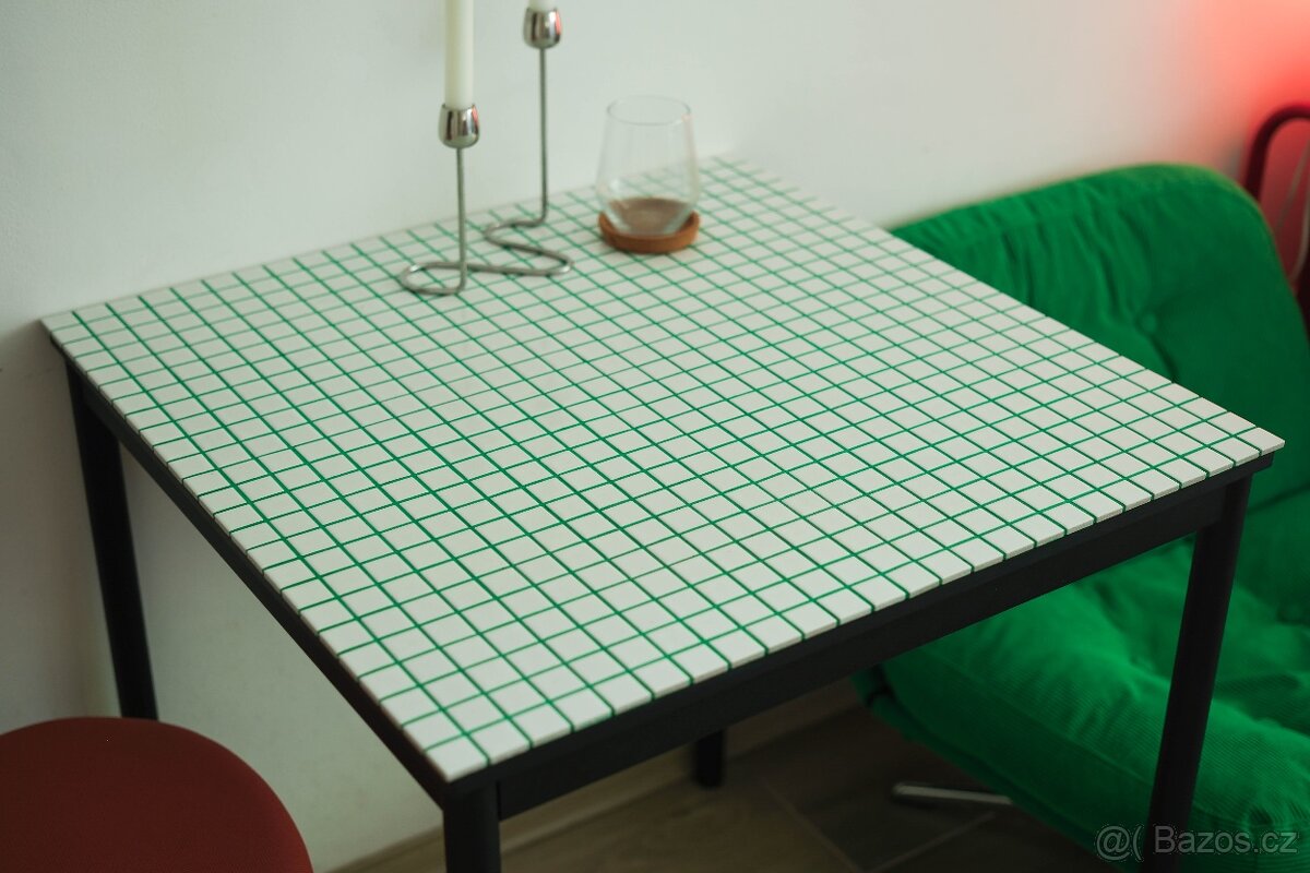 Mozaikový stůl IKEA / Mosaic table IKEA - 4