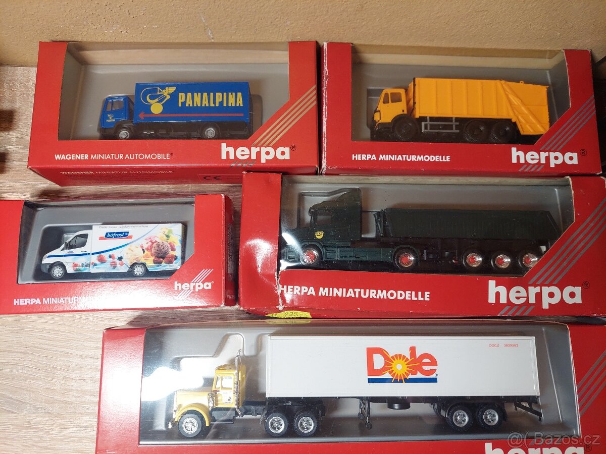 H0 Herpa - nákladní vozy a kamiony 1/87 - 4