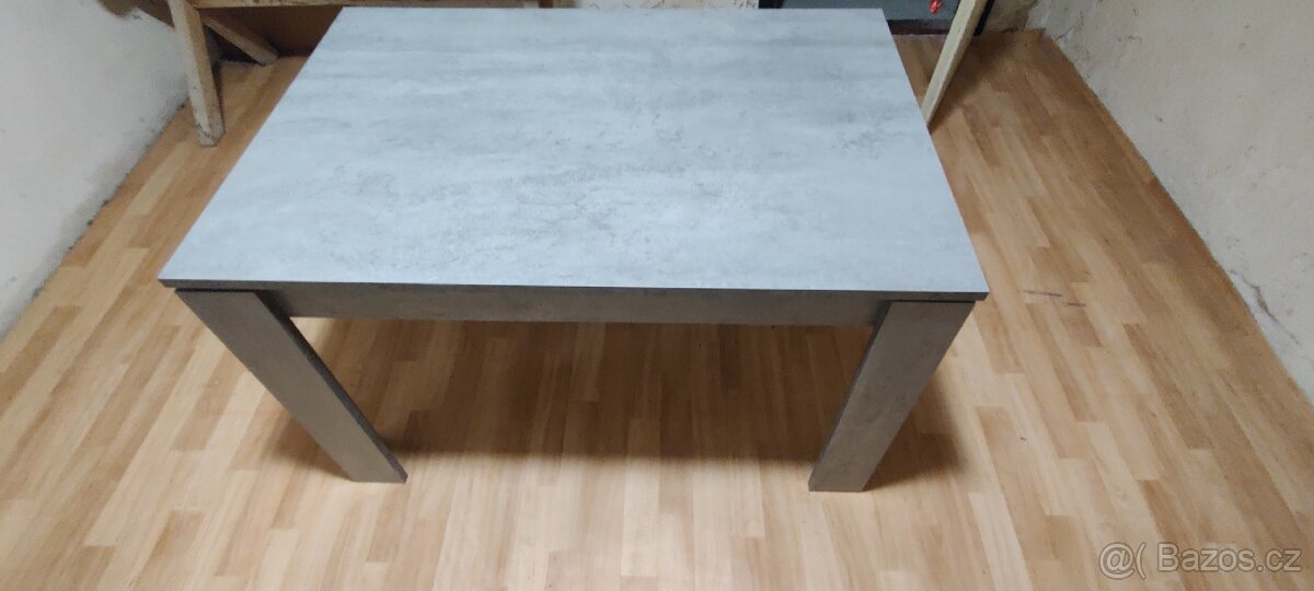 Jídelní stůl 80x12l dekor šedý beton - 4
