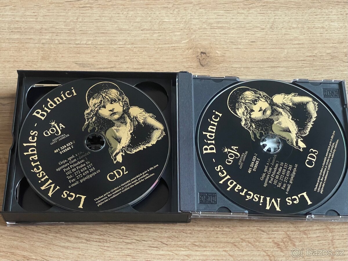 CD – Les Misérables / Bídníci – 3CD komplet – nové, nehrané - 4