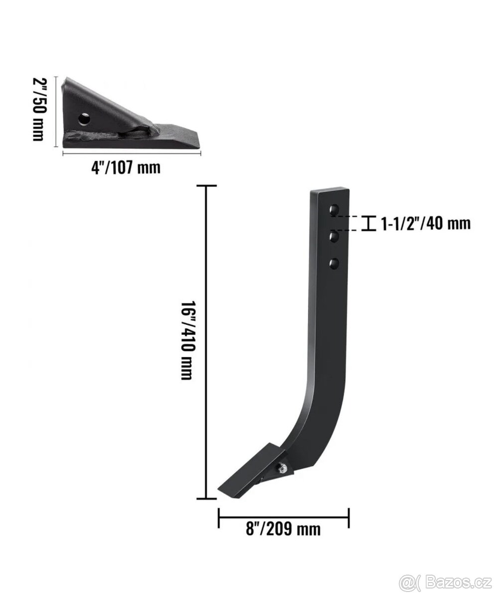 Stopka vertikutátoru 410mm 5ks VEVOR - 4