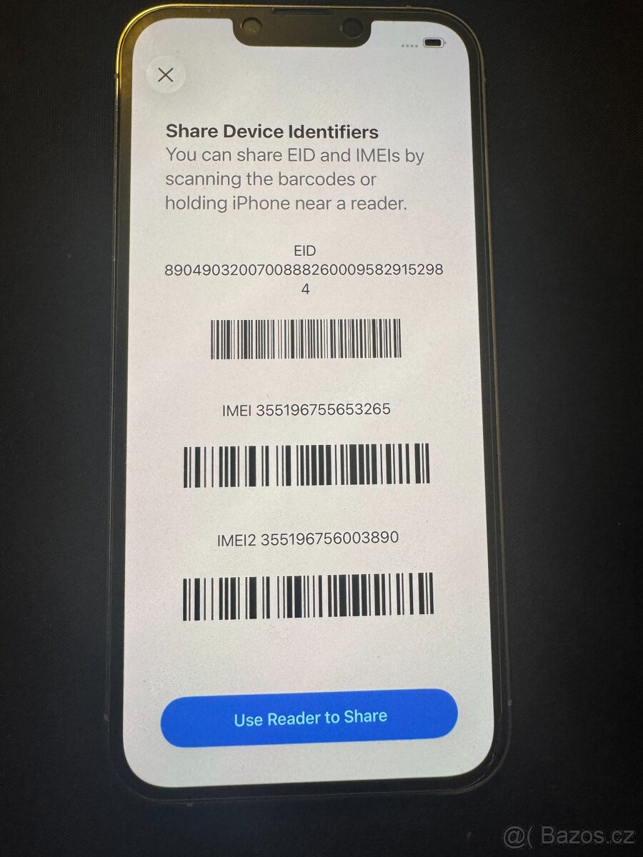 Prodám iphone 13pro 256GB Silver 98% baterie - 4