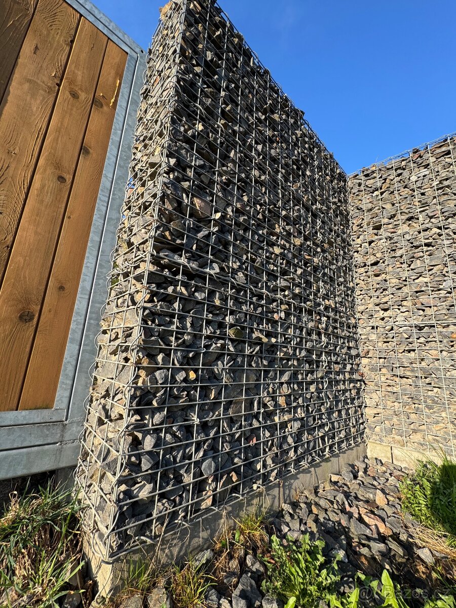 🗿GABIONY🪨sypané i rovnané na🗝️ - 4