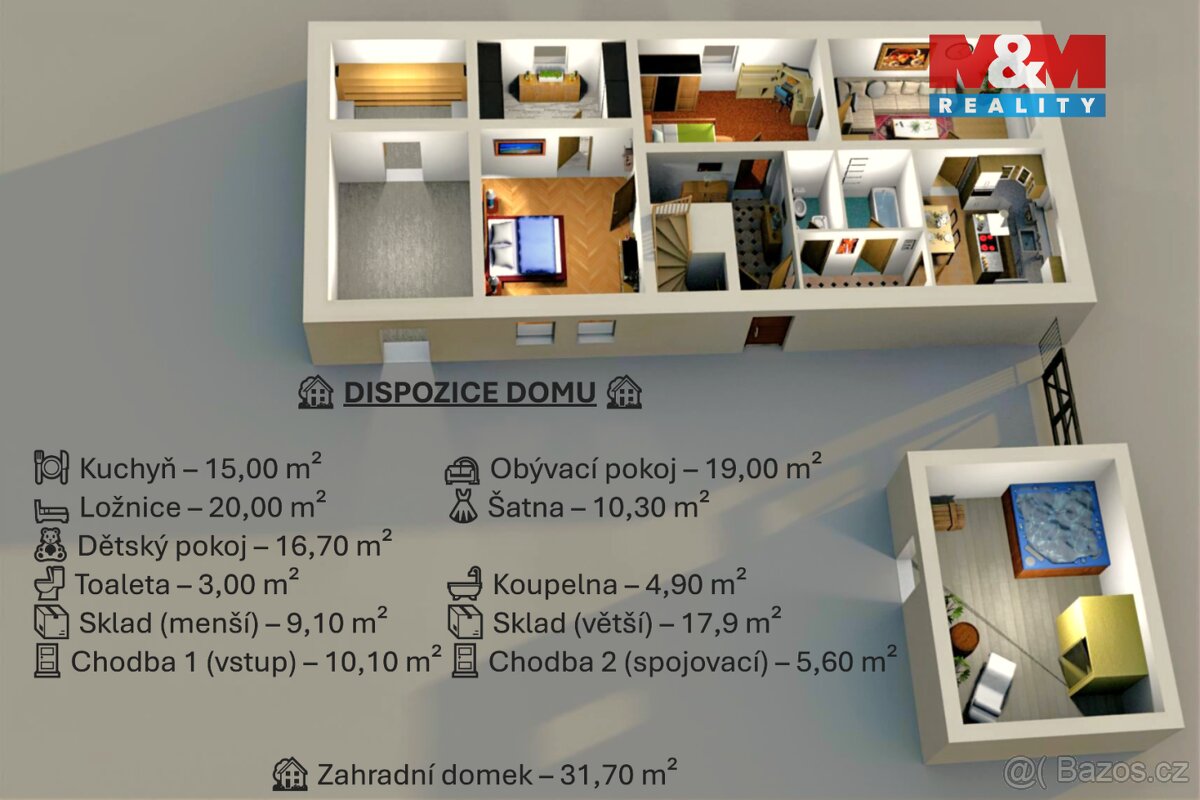 Prodej rodinného domu, 132 m², Velim, náměstí Obránců míru - 4