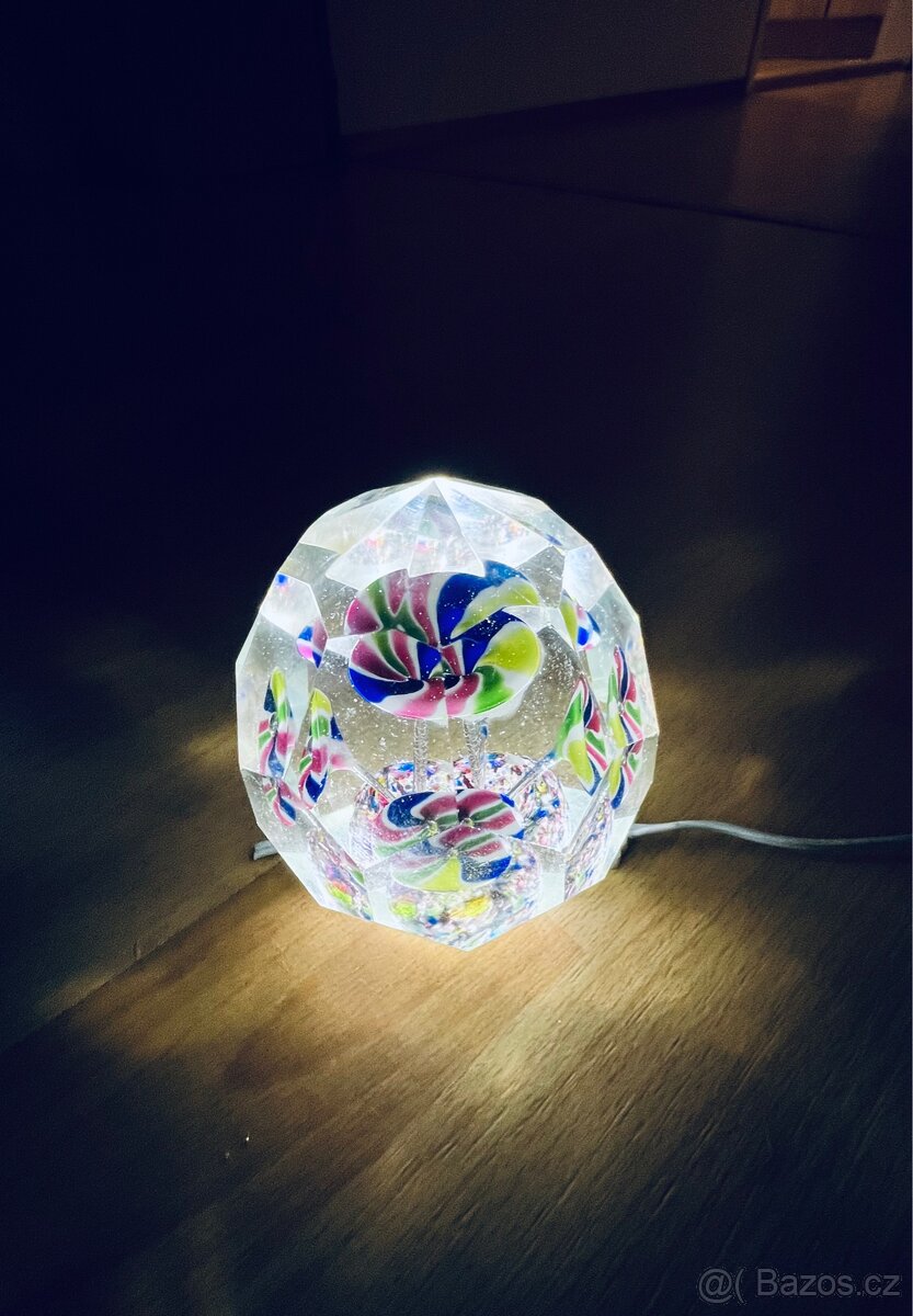 Starožitné skleněné těžítko - 4