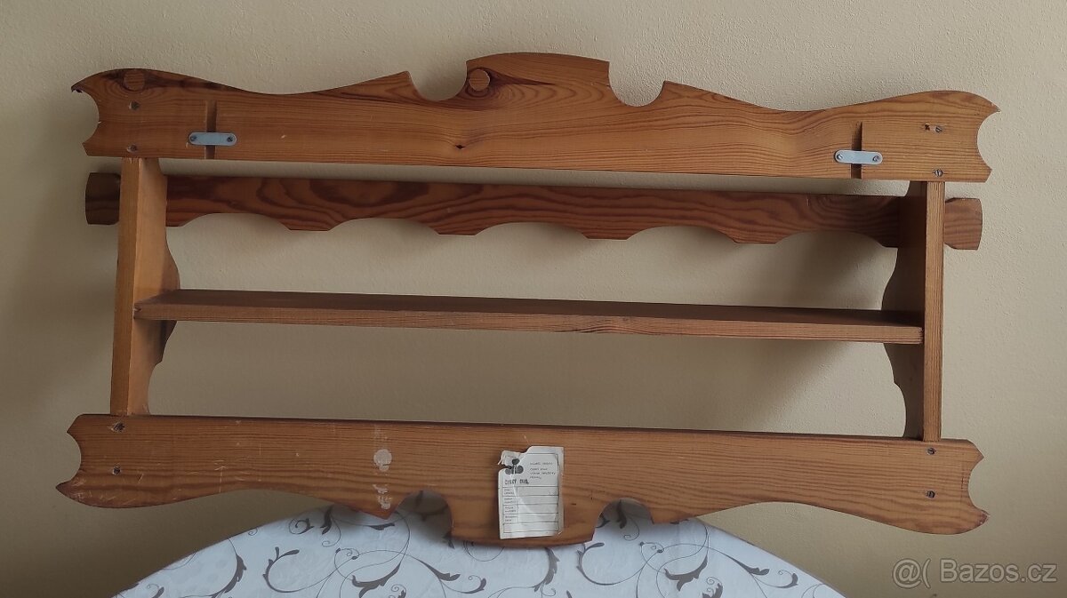 Dubový věšák/polička - 4