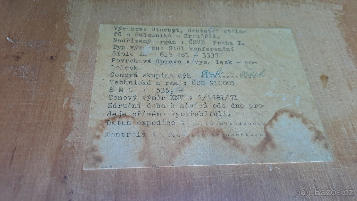 Retro konferencni stolek - 4