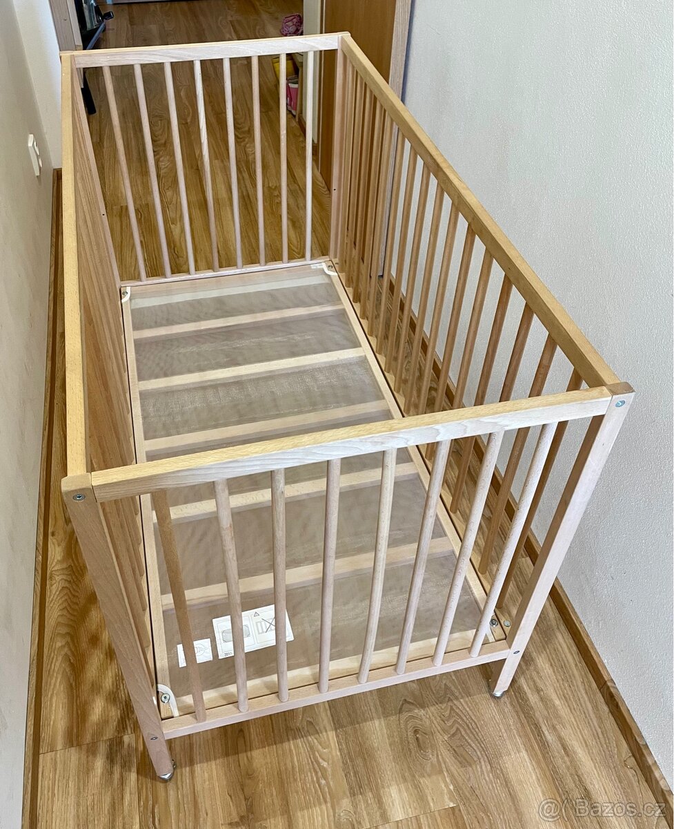 Dětská postýlka IKEA + matrace - 4