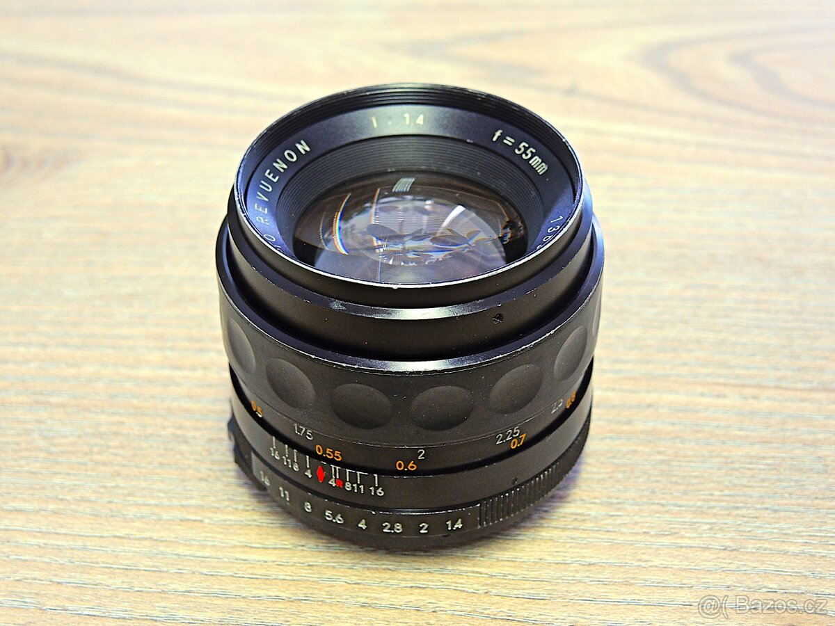 Objektiv Auto Revuenon (Tamiyoka) 1.4/55 - m42 - 4