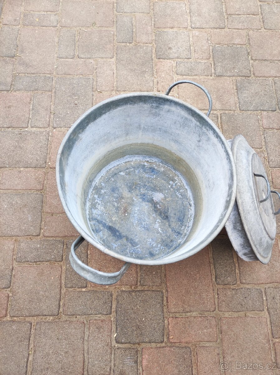 Pozinkovaný zavařovací hrnec - 4