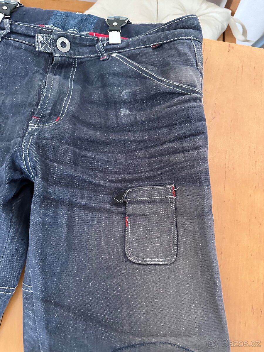 Pánské džínové kalhoty na motocykl SQUAD - 4