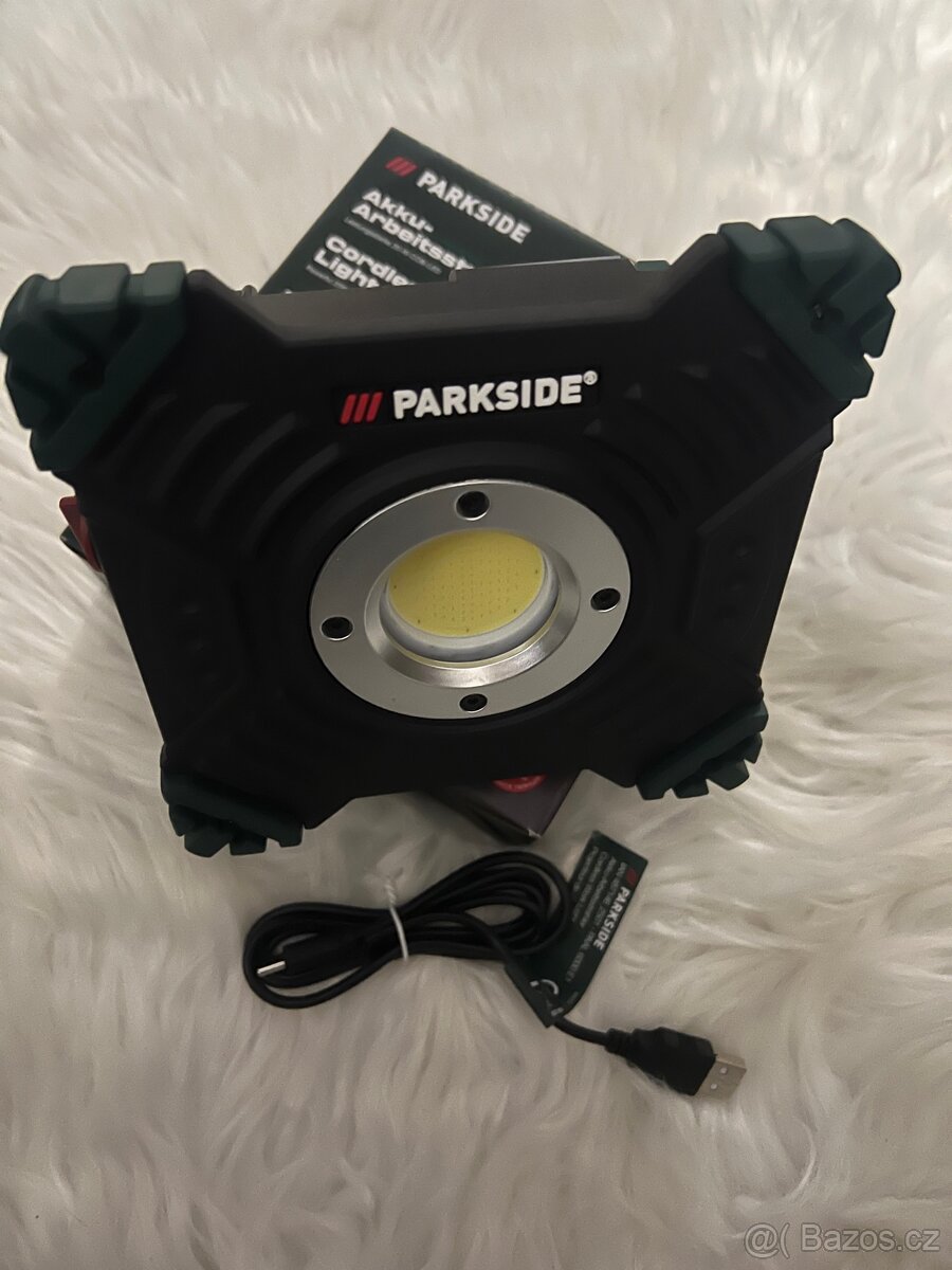 Aku LED reflektor PARKSIDE PAAL 6000 E1 nový PC 750 Kč - 4