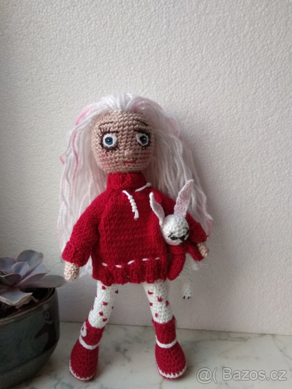 Háčkovaná panenka a zajíček - 4