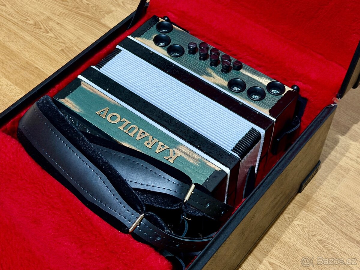 Heligónka Karaulov 2.rad CF(nová) - 4