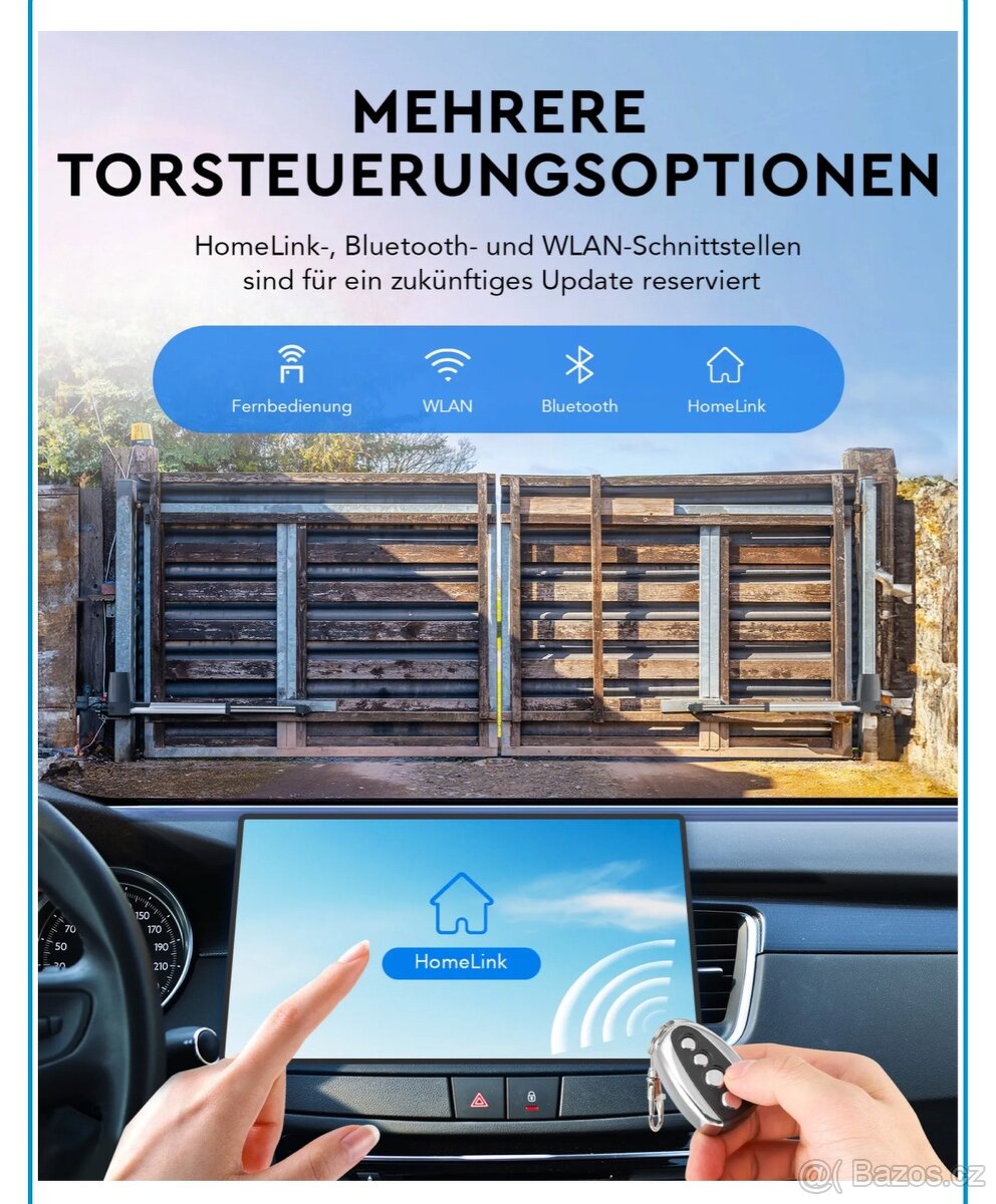 Pohon křídlové brány max. 600 kg Pohon křídlové brány - 4