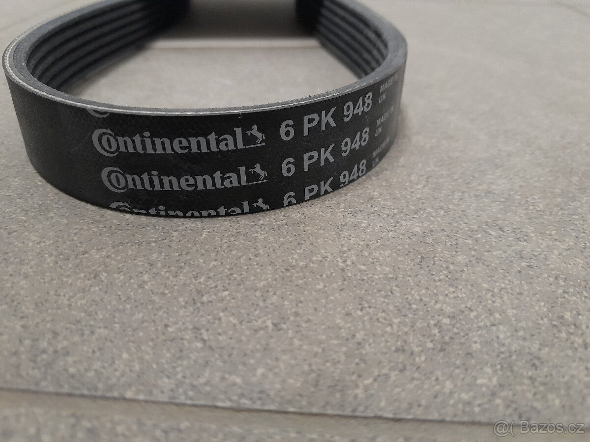 Ozubený klínový řemen Continental - 6 PK 948 - 4