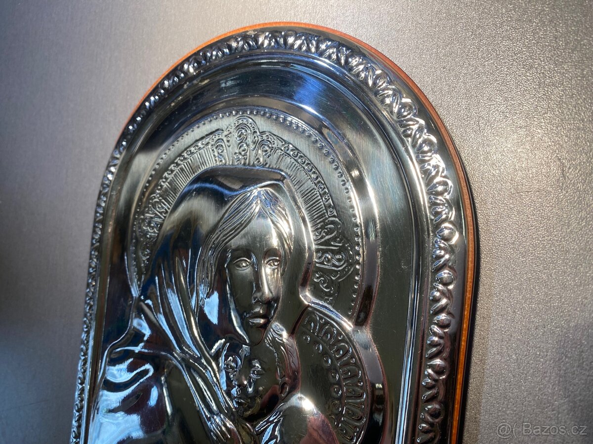 Obraz reliéf Madona s dítětem - 4