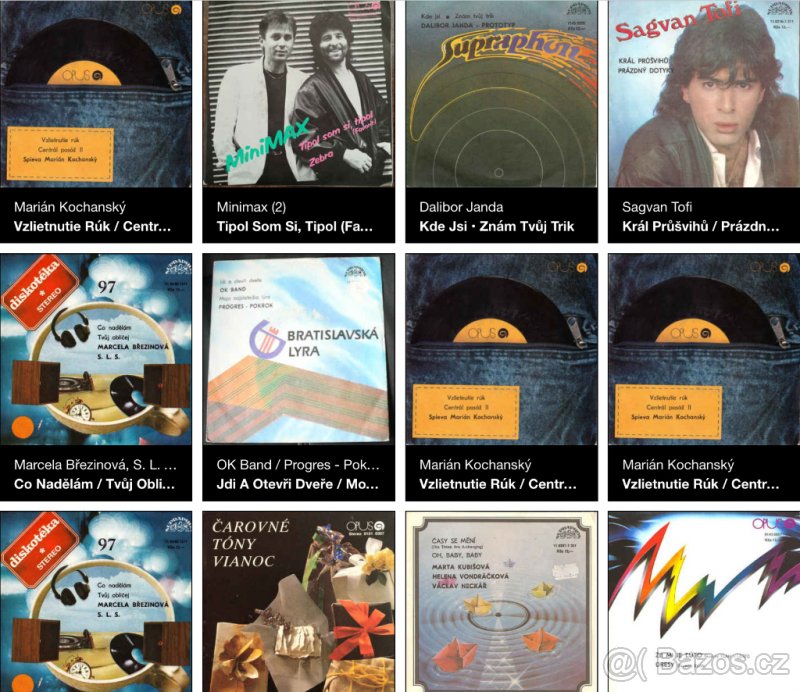 VINTAGE VINYL- SP PLATNE 1 - 4