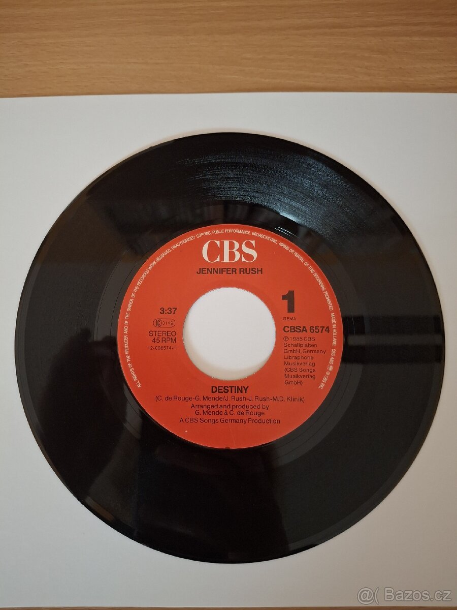 Jennifer Rush – Destiny (SP 7“) - 4