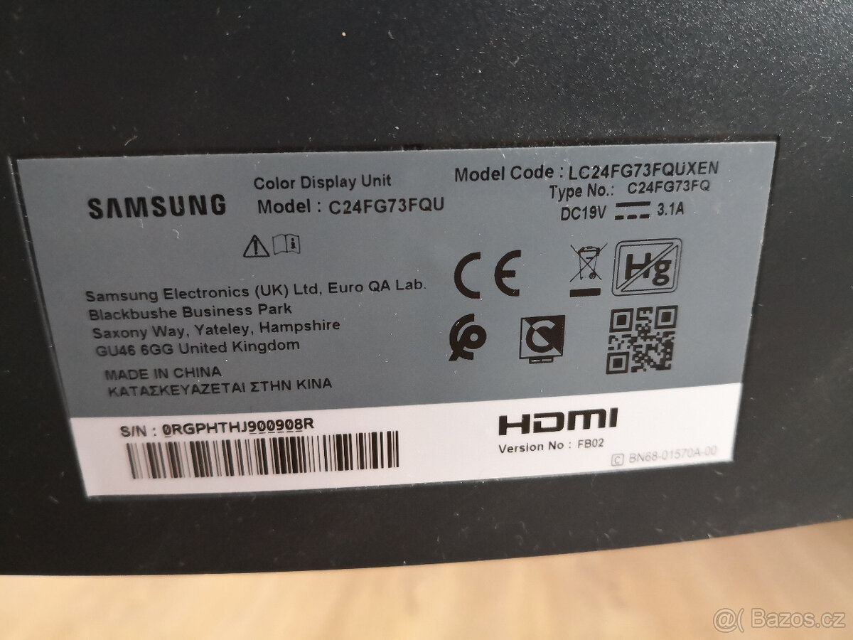 Monitor Samsung 24" - zakřivený - 4