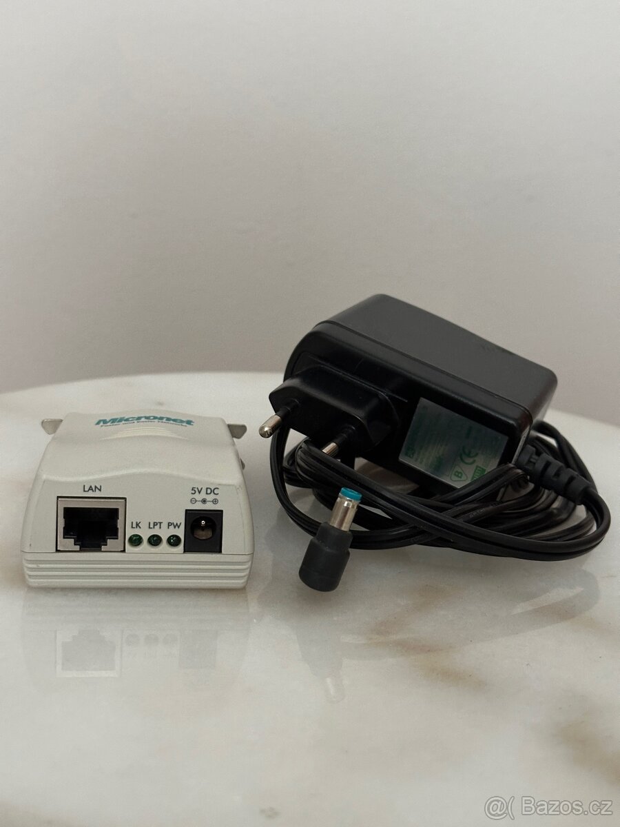 Micronet SP755C Print Server včetně adaptéru - 4
