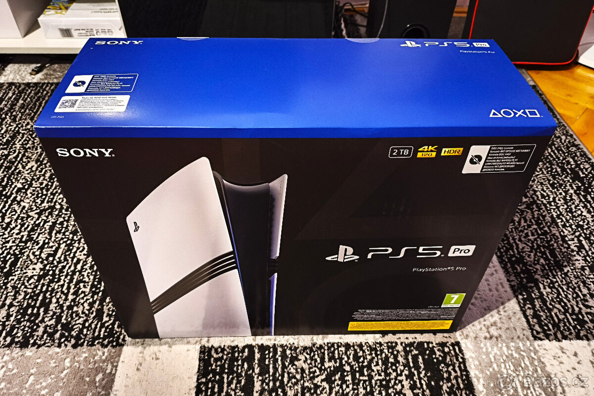 PS5 Pro s Mechanikou 2TB - 2xOvladač (Nový) - Záruka 2 Roky - 4