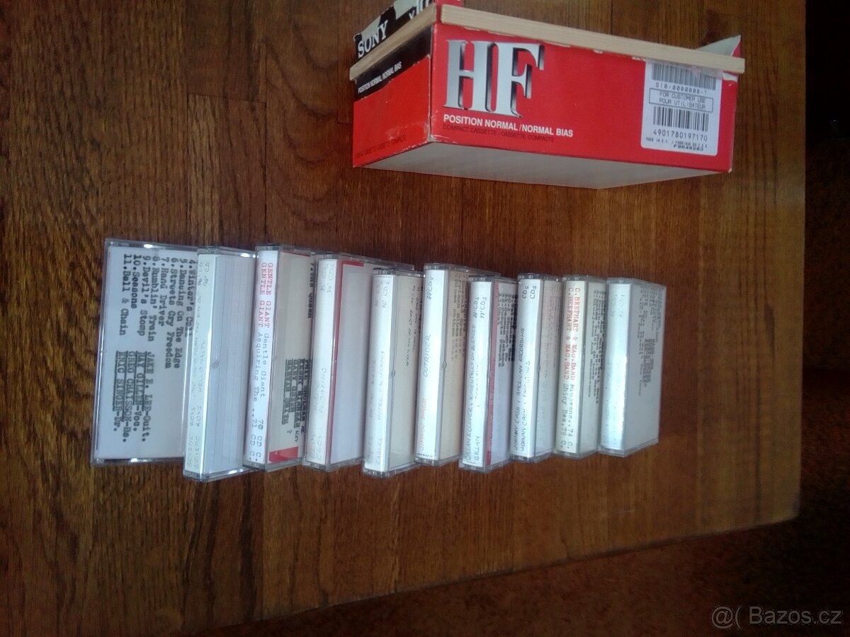 Kazety JVC, TDK, SONY, MAXELL a další. - 4