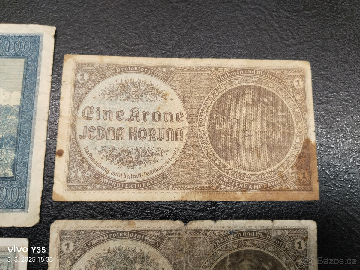 Bankovky Protektorát 1940 - 4