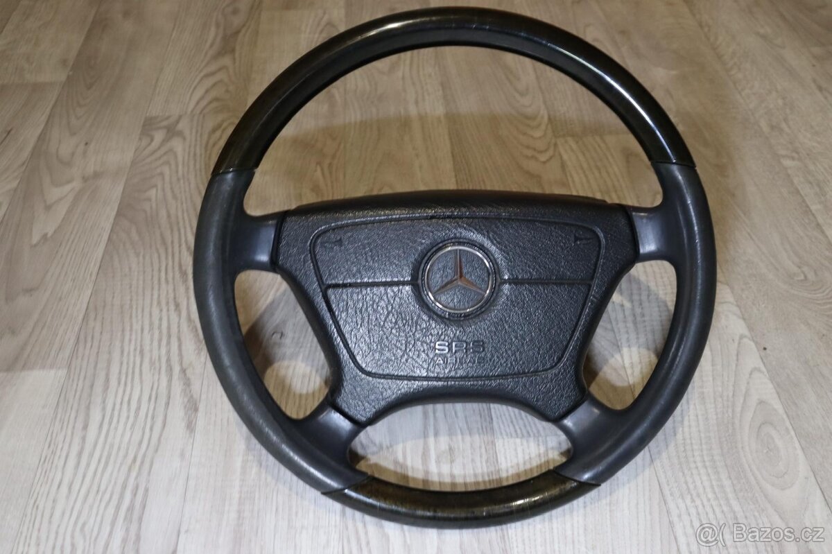 Dřevěný volant Mercedes W210 / W208 / W140 / W124 - 4