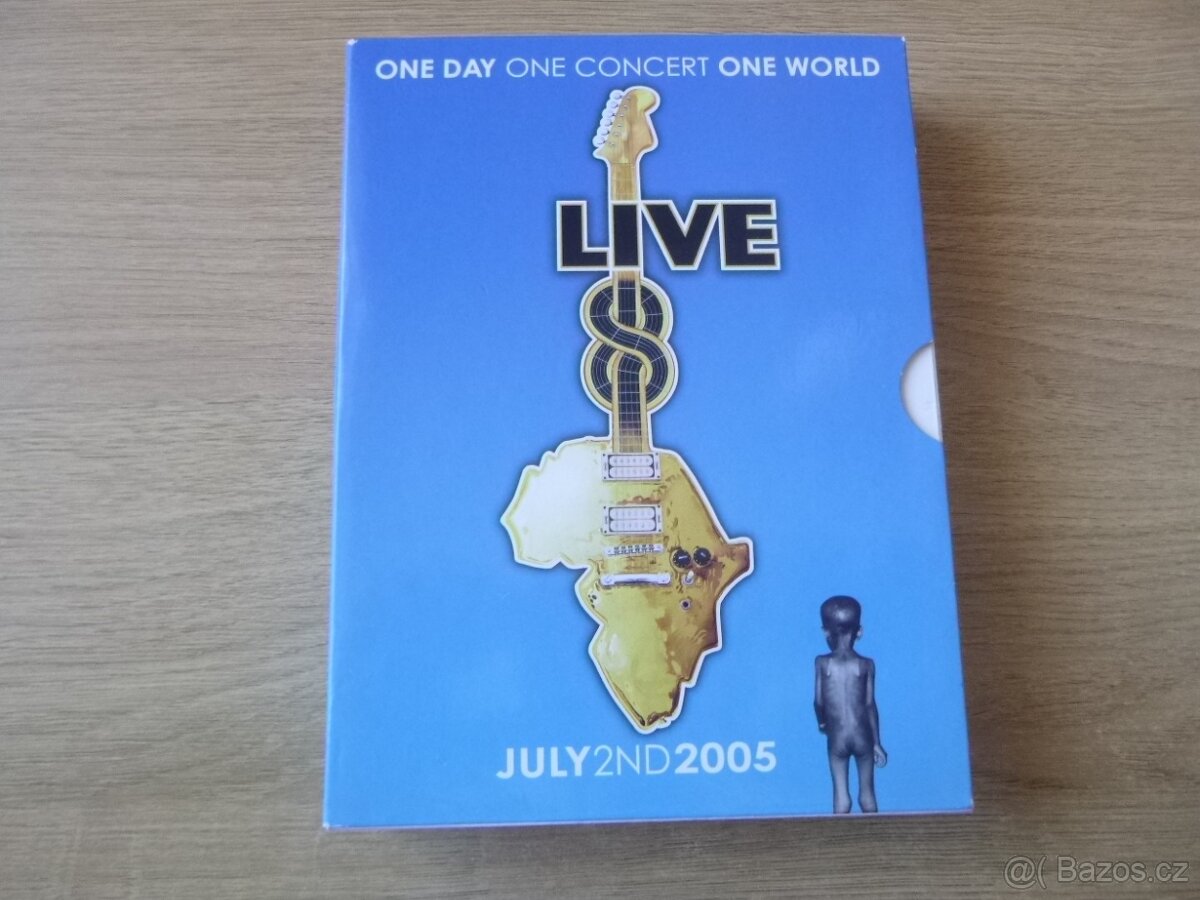 4 dvd LIVE AID (1985) + 4 dvd LIVE 8 (2005) - 4
