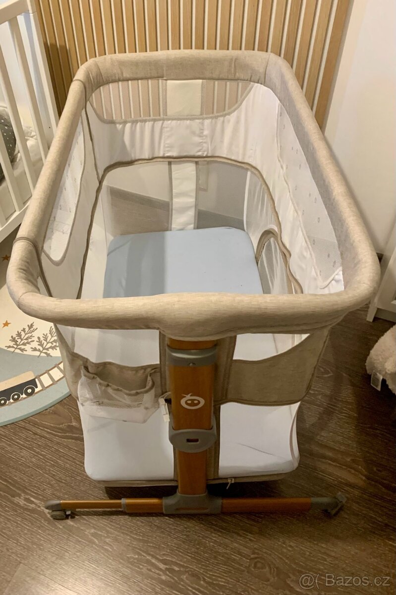 MOMI Postýlka Smart Bed 4v1 Béžová - 4