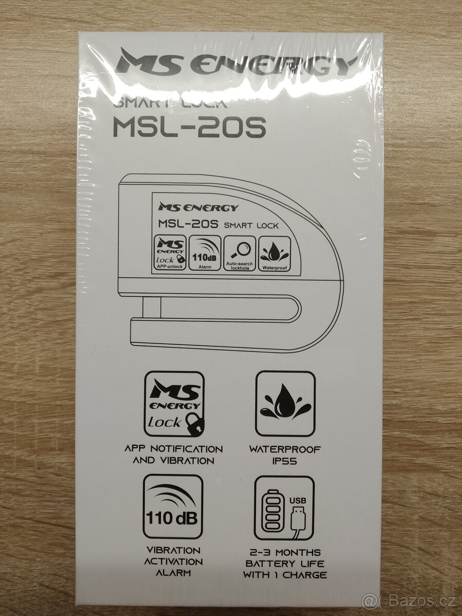 MS Energy MSL-20S Elektronický zámek na koloběžku, kolo - 4