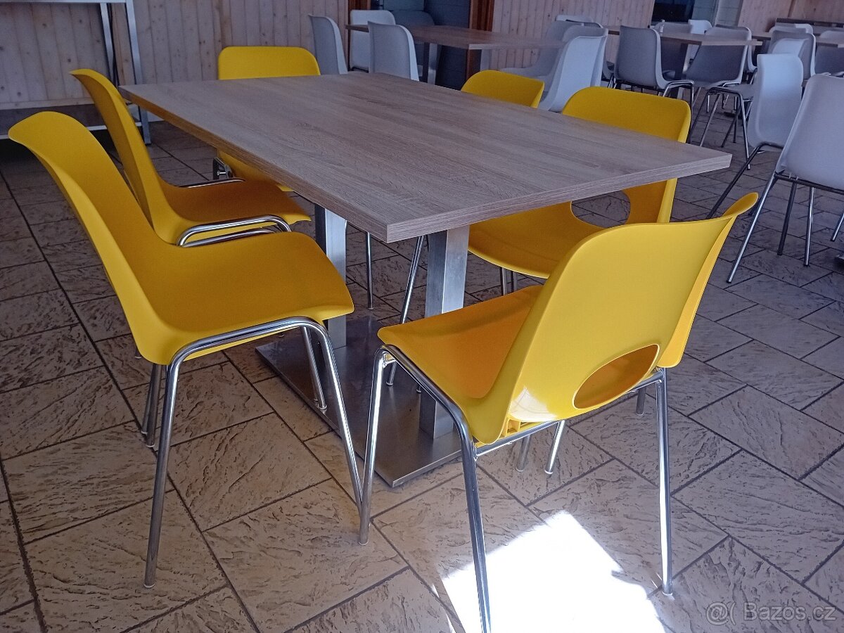 Set stůl + 6 židlí - 4