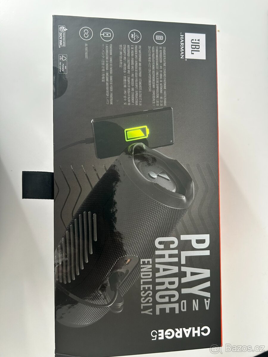 Repráček - JBL Charge 5 černý - 4