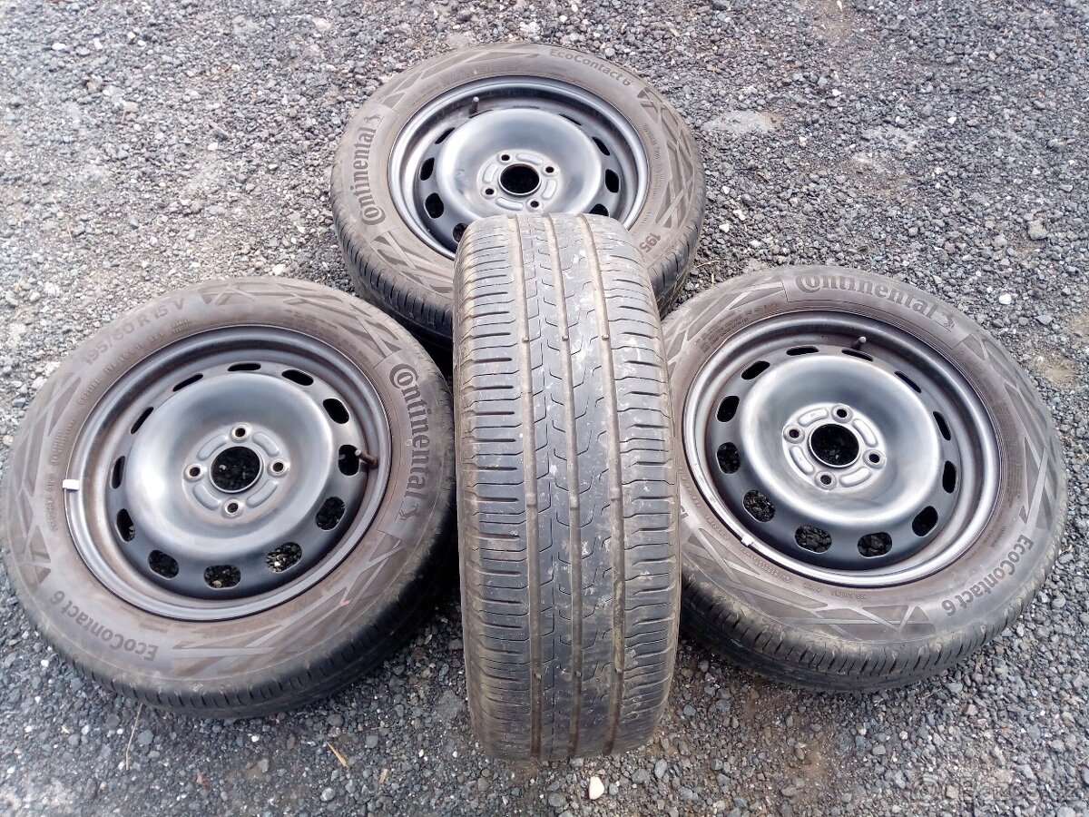 Sada kol 4x108, ET 52.5, R 15 vč. pneu 195/60 R 15 - 4