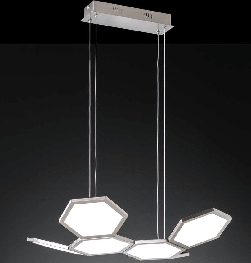lustr LED stmívatelný SIGNE značka Wofi Hexagony - 4