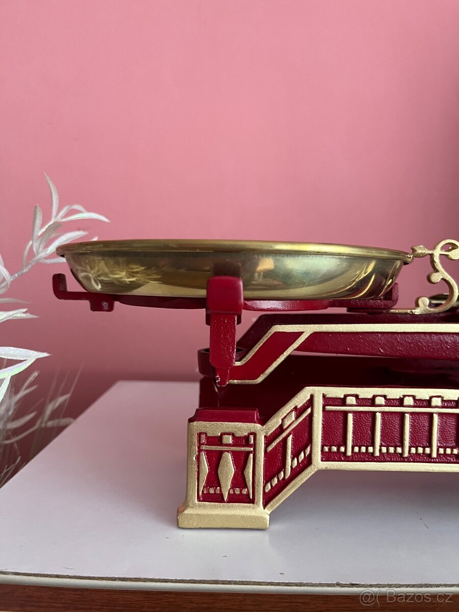 PĚKNÉ STARÉ LITINOVÉ VÁHY - 4