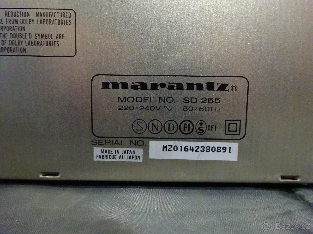 Stereo double cassette tape deck MARANTZ SD-255 - 4