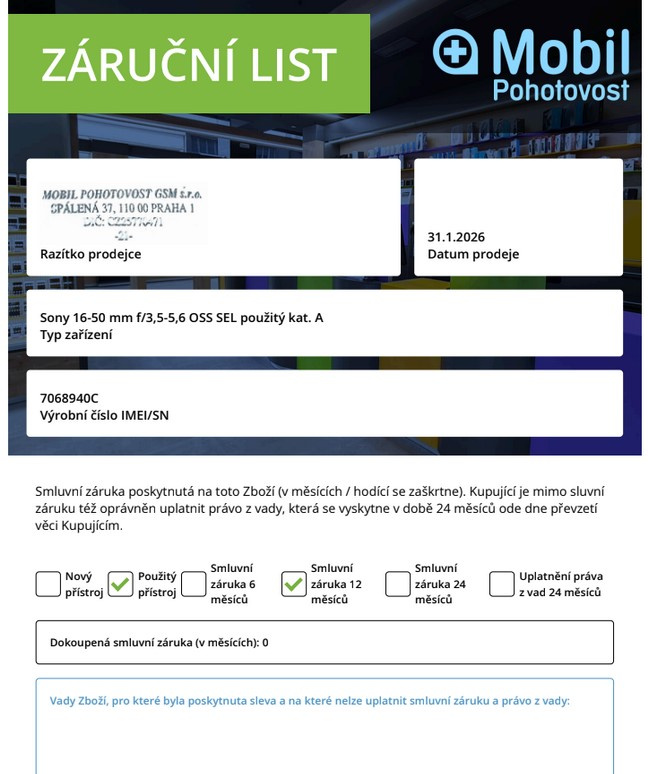 Sony seťák 16-50, e-mount, ještě 11 měsíců záruka - 4