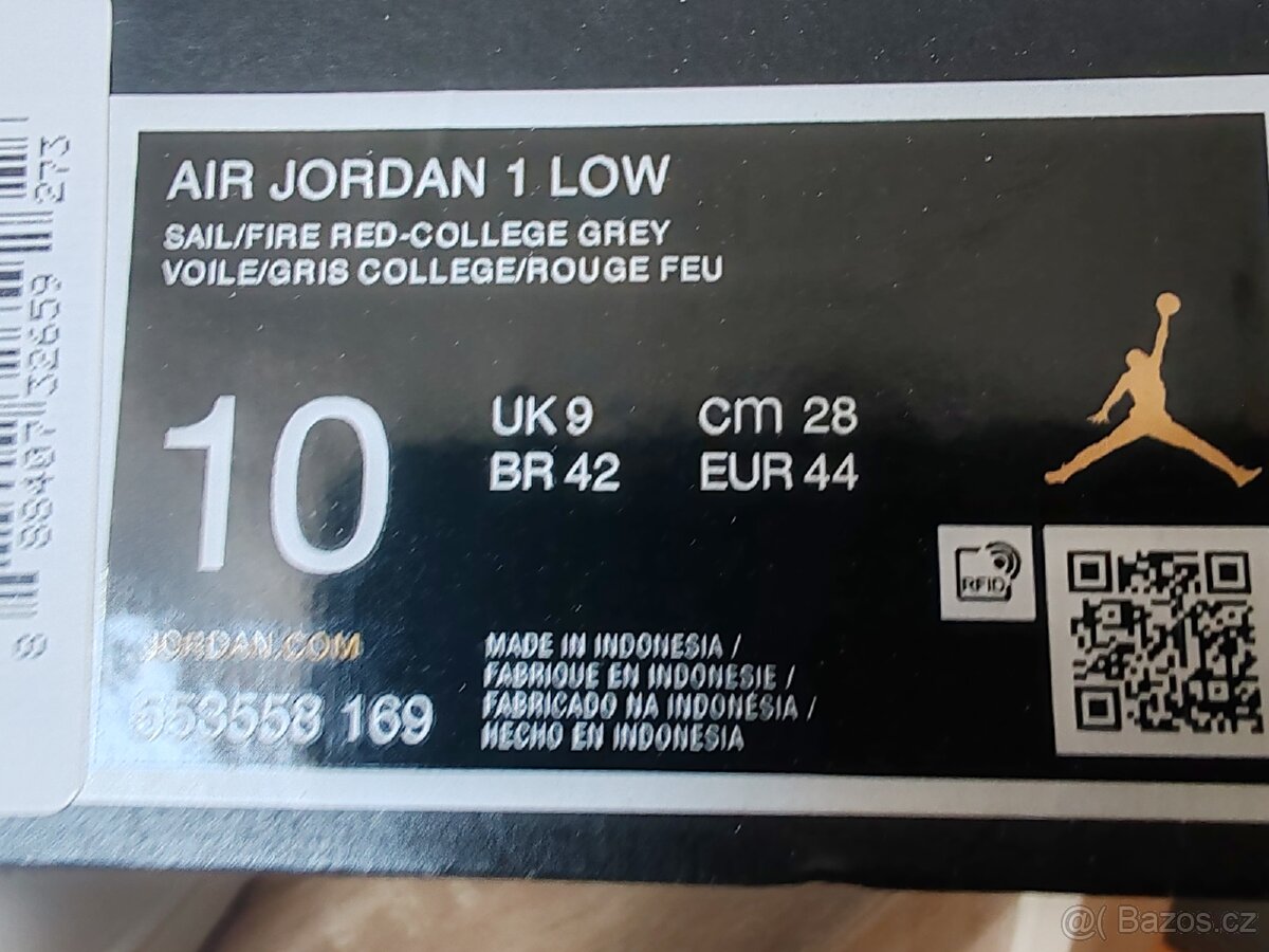 Prodám Nové boty Nike Air Jordan 1 Low - 4