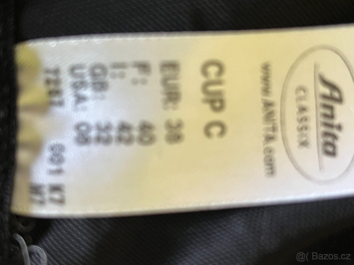 Dámské jednodílné černé plavky 38 - ANITA - 4