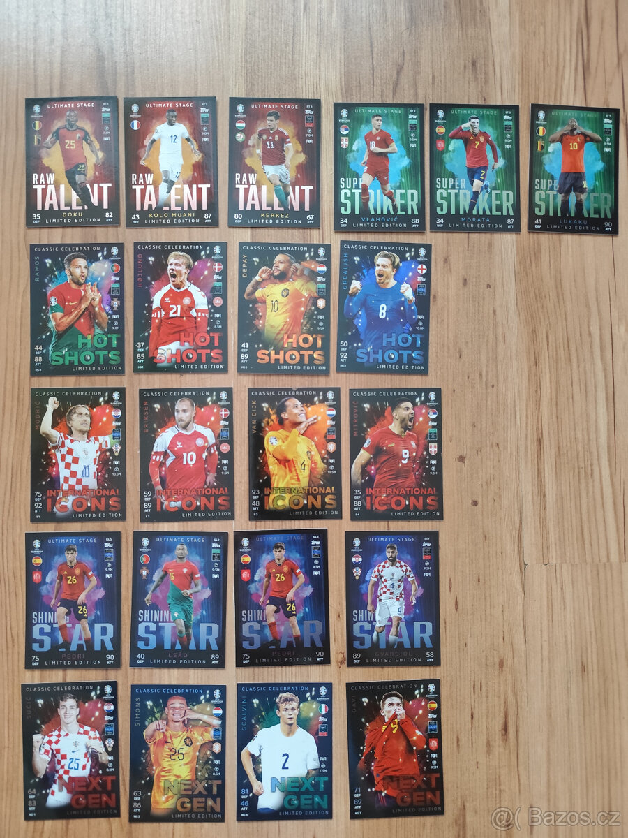 Fotbalové kartičky Euro 2024 Match Attax - 4