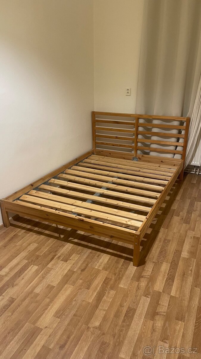 Postel masiv Borovice IKEA 140x200 cm - 4