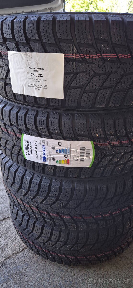 Ford Transit Custom V710 – zimní kompletní sada 215/60 R17C - 4