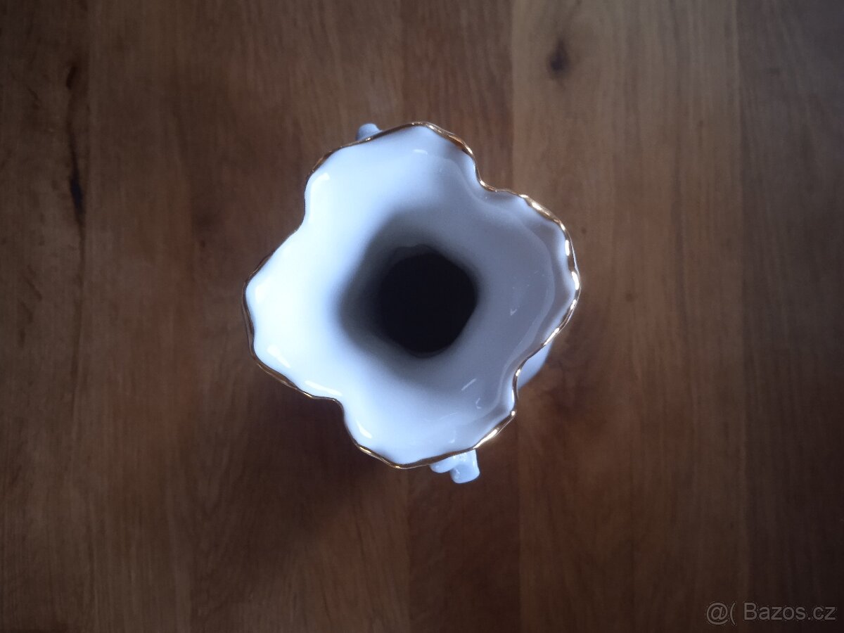 Prodám ručně malovaná porcelánová váza, Bohemia - 4