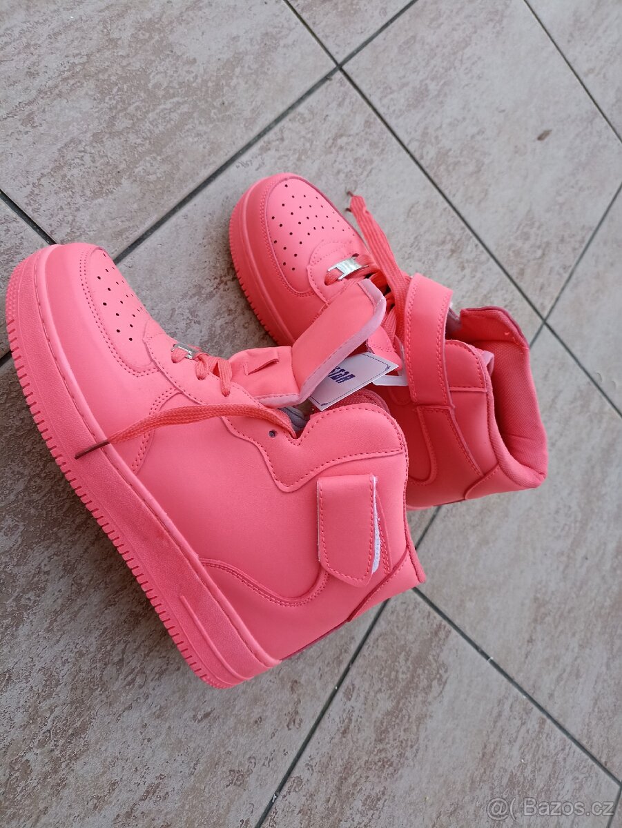 Růžové boty kotníkové - 4