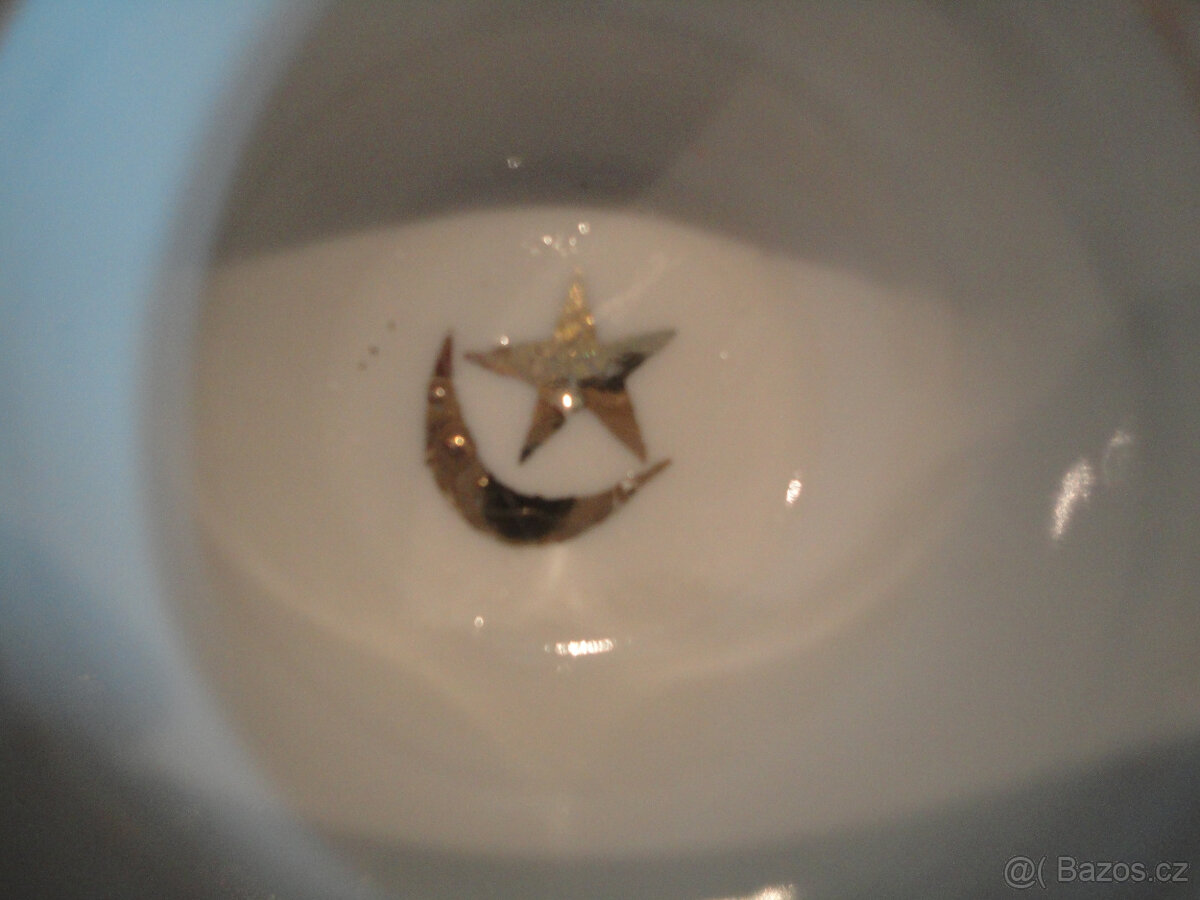 Sada šesti porcelánových kalíšků - 4